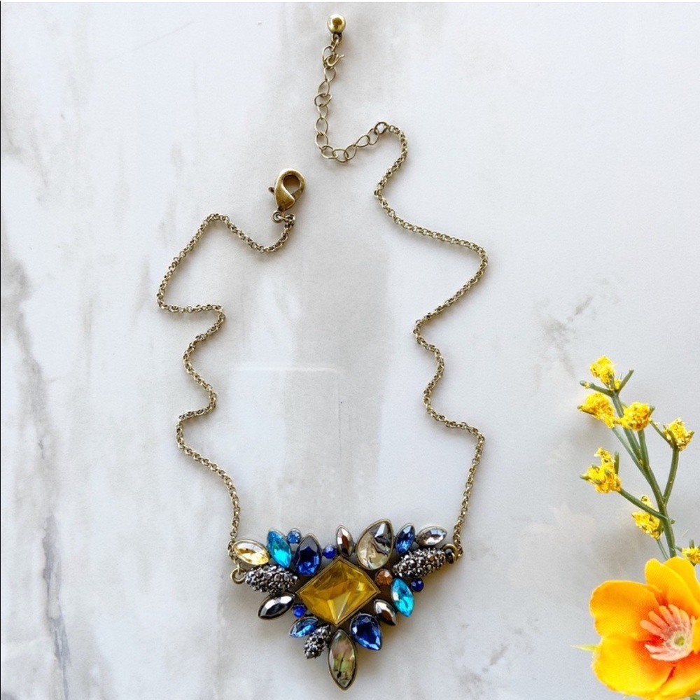 Blue Opal Amber Necklace